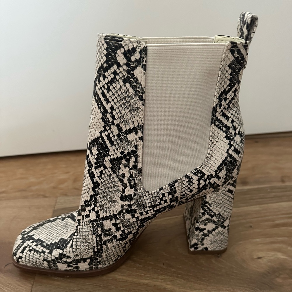 Sam Edelman snakeskin booties